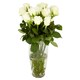 image 1 of Tesco White Roses Flowers Bouquet
