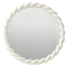 F&F Home Cream Bobble Mirror