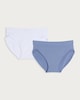 image 4 of F&F 2-Pack Contour Seamfree High Leg Full Brief Knickers in Multi