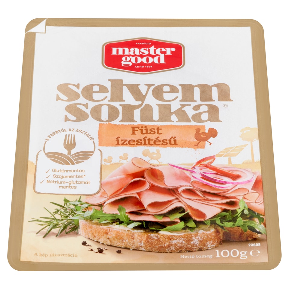 image 1 of Master Good Sliced, Smoke Flavored Ham 100 g