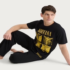 Nirvana Pure Cotton Pyjama Set in Multi