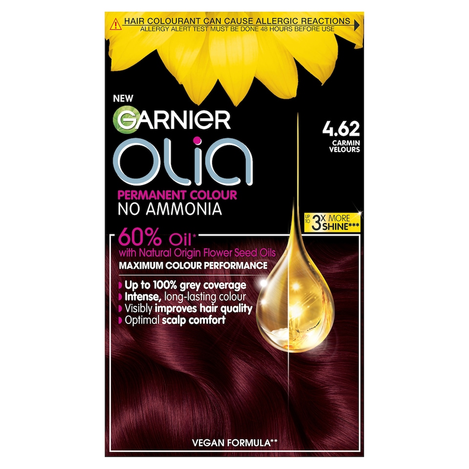 image 1 of Garnier Olia Dark Garnet 4.62 Permanent Hair Dye