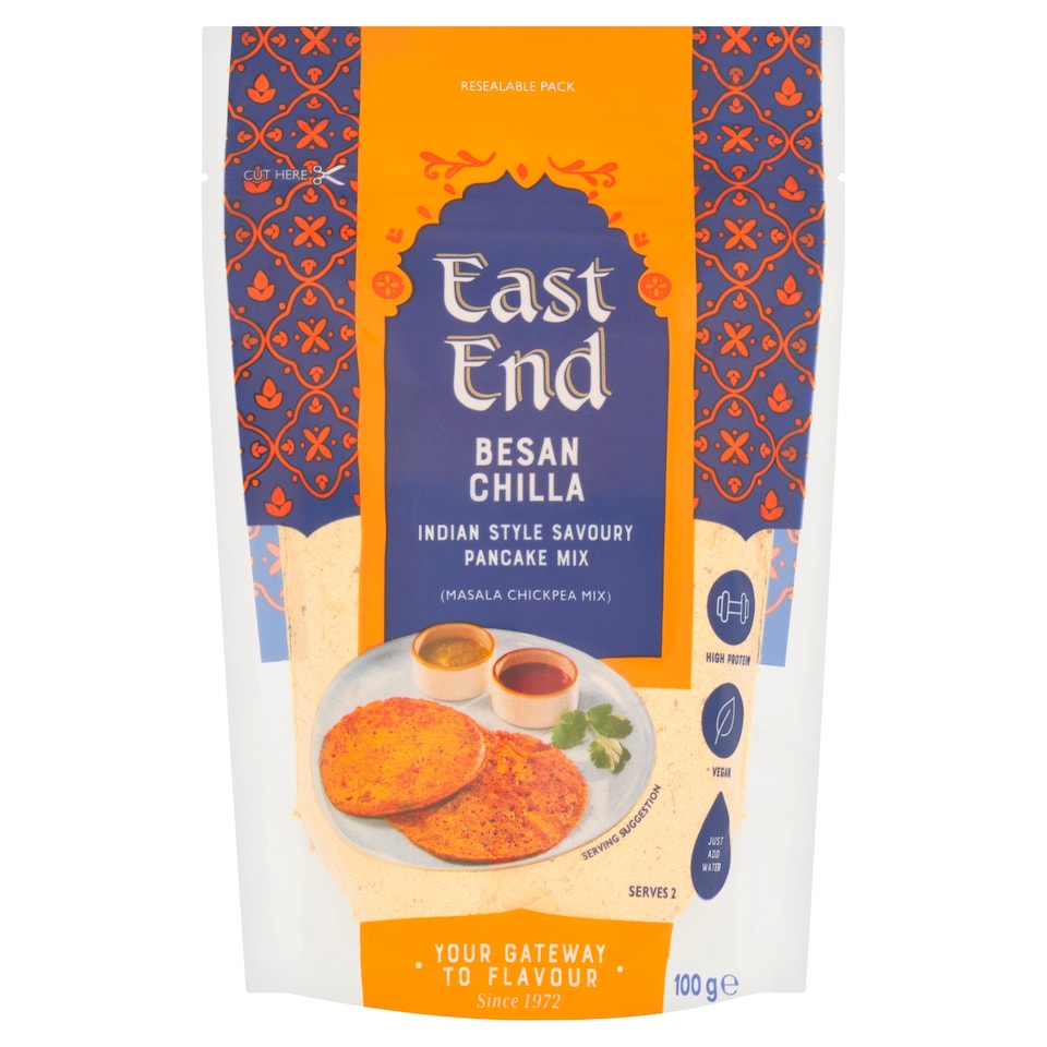 East End Indian Pancake Mix Masala & Chickpea 100g