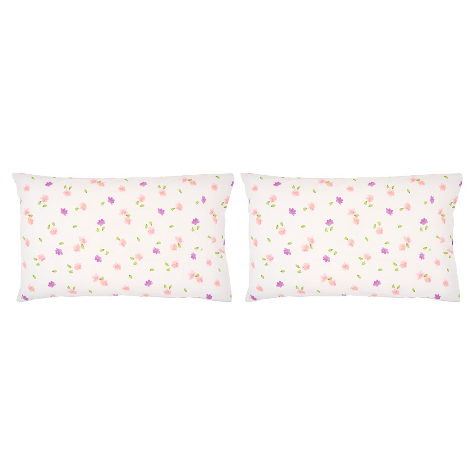 F&F Home Bedding 100% Cotton Ditsy Floral HW Pillow Case Pair