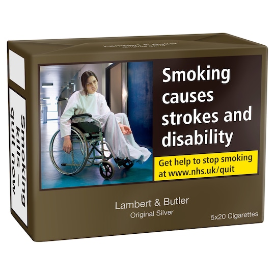 Lambert & Butler Original Silver Cigarettes 5X20s Tesco Groceries Lambert & Butler Original Silver Cigarettes 5X20s Tesco Groceries