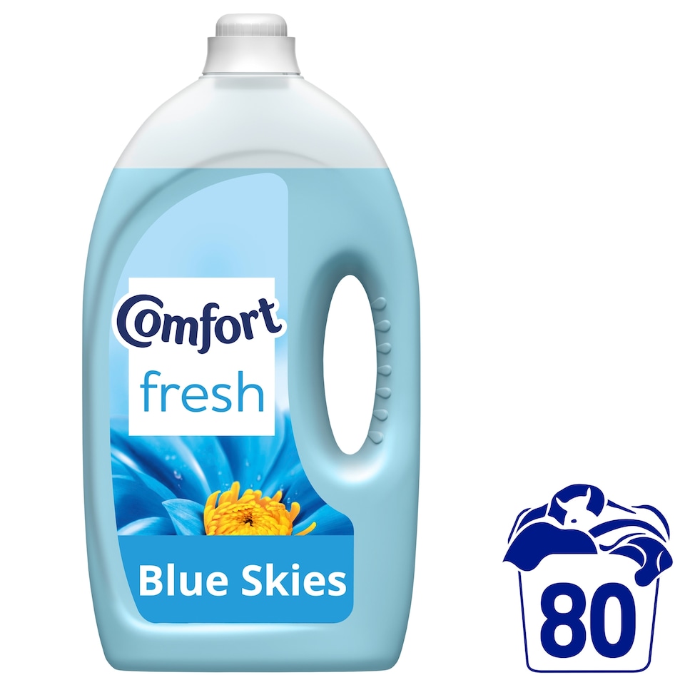 image 1 of Comfort Fabric Conditioner Blue Skies 80 Washes 2400ml
