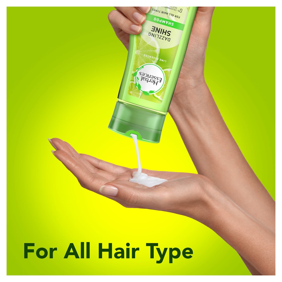 image 1 of Herbal Essences Dazzling Shine Shampoo - Lime Essences 400ml