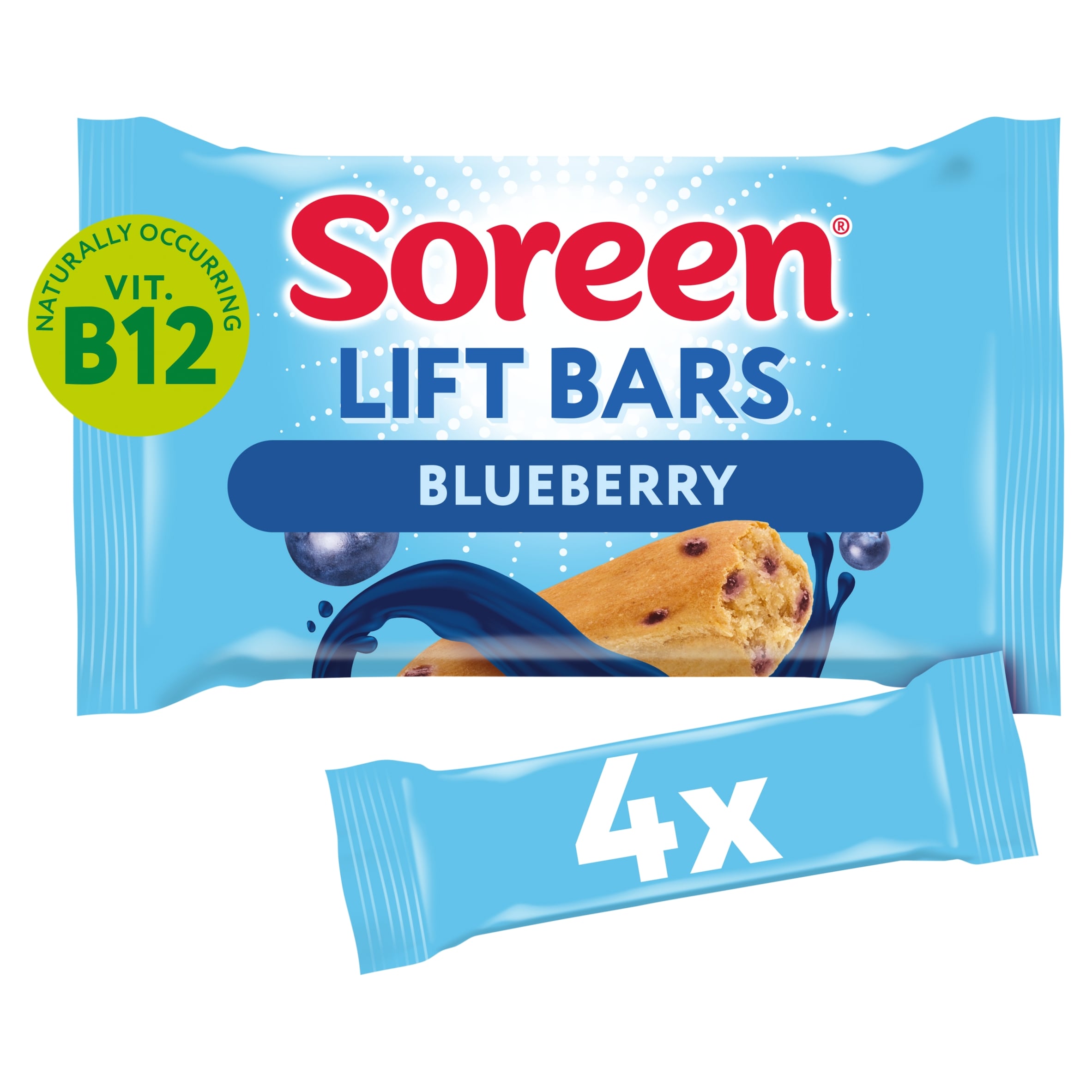 Soreen Lift Bars - Blueberry 4 Pack 168g