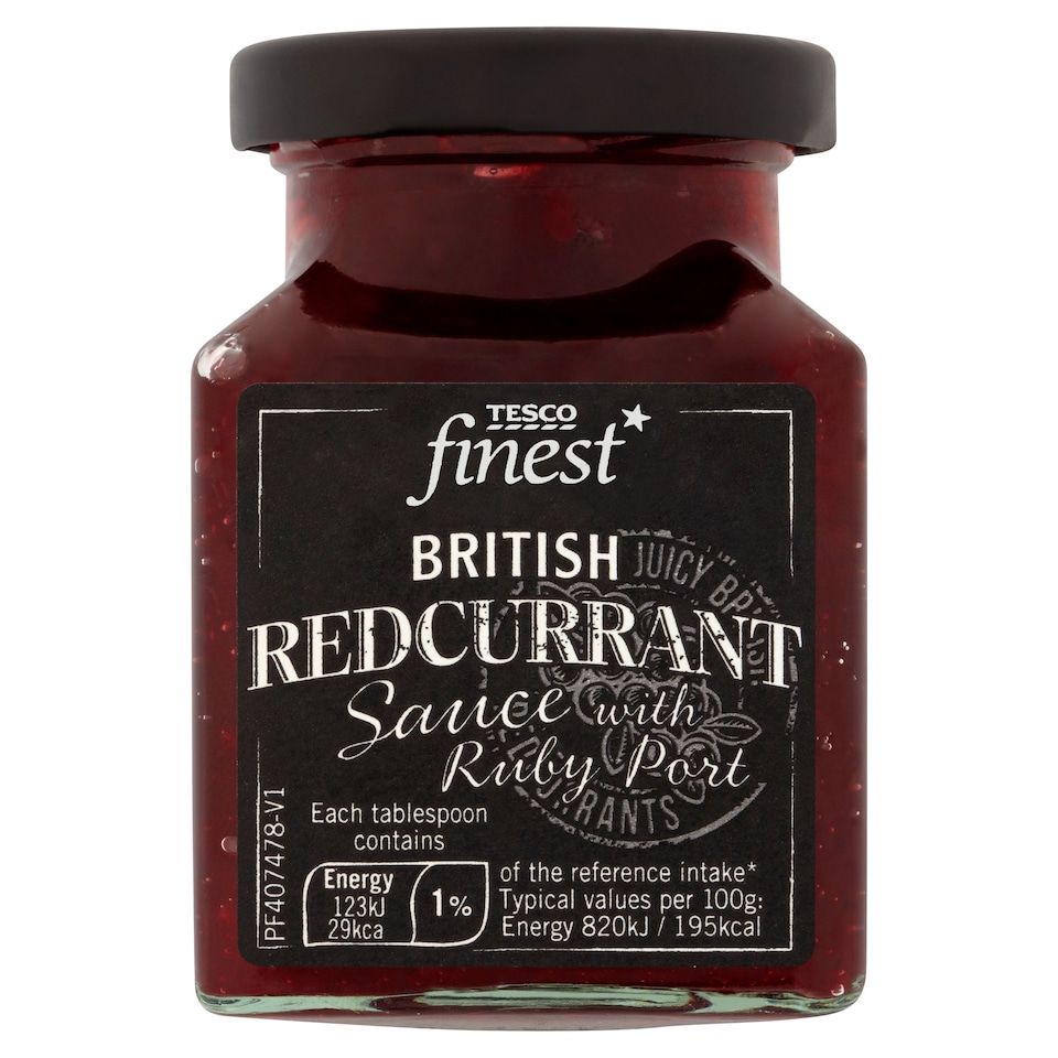 Tesco Finest Redcurrant Sauce 200G