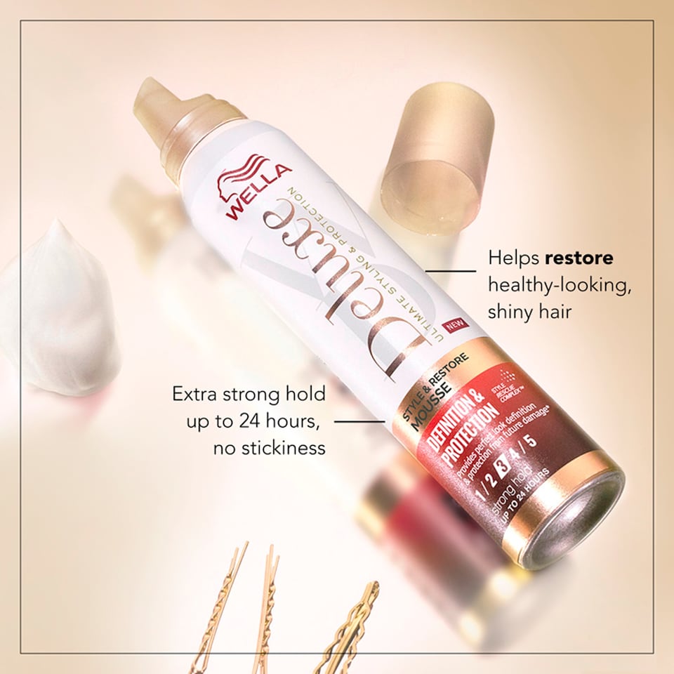 image 1 of Wella Deluxe Style & Restore Mousse 200Ml