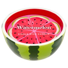 Tesco Fruity Ceramic Candle Watermelon