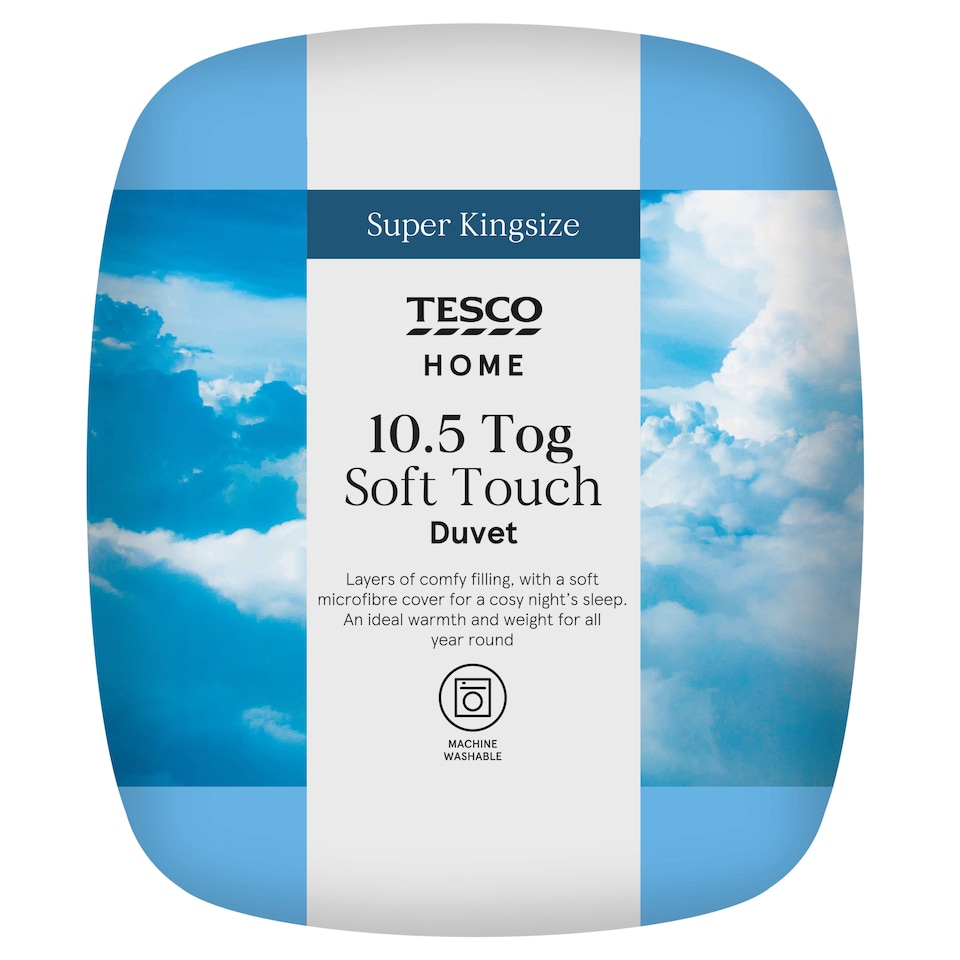 Tesco Soft Touch 10.5 tog Duvet Superking