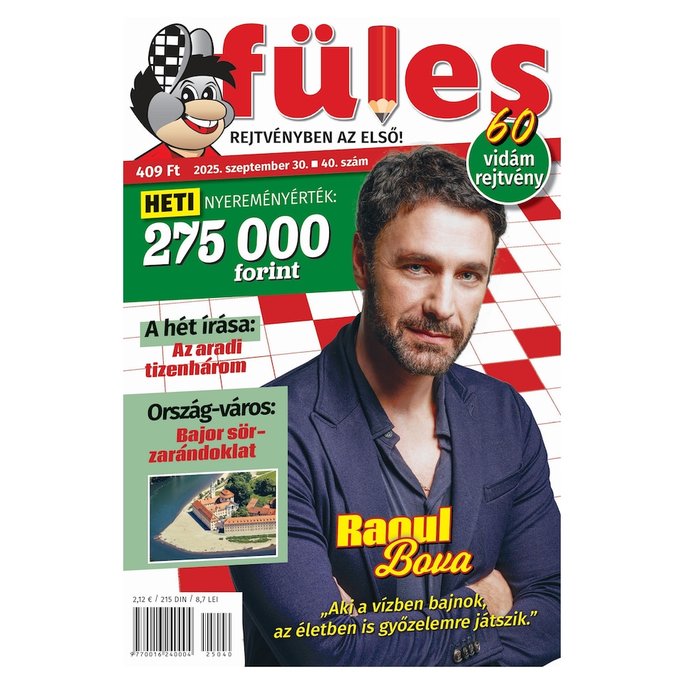 Füles a rejtvénylap