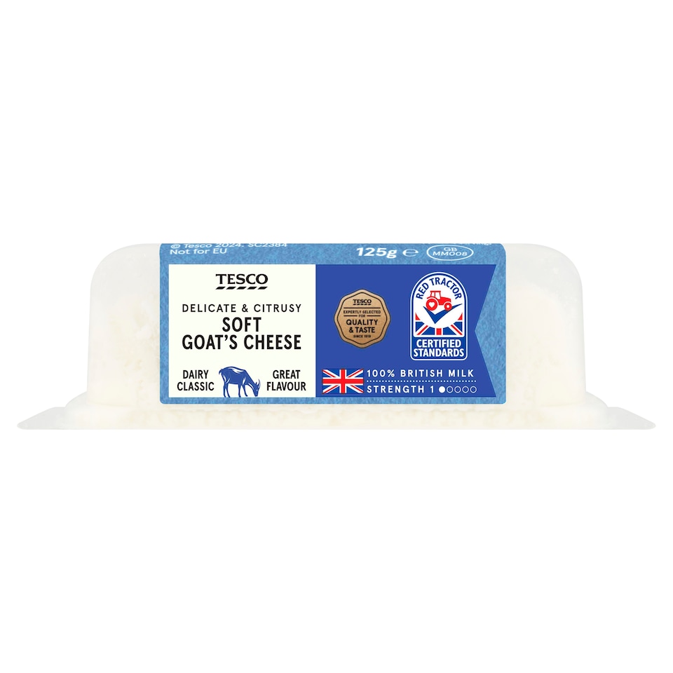 Tesco British Goats Cheese 125G