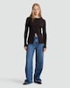 image 2 of F&F Knitted Button Front Cardigan in Brown