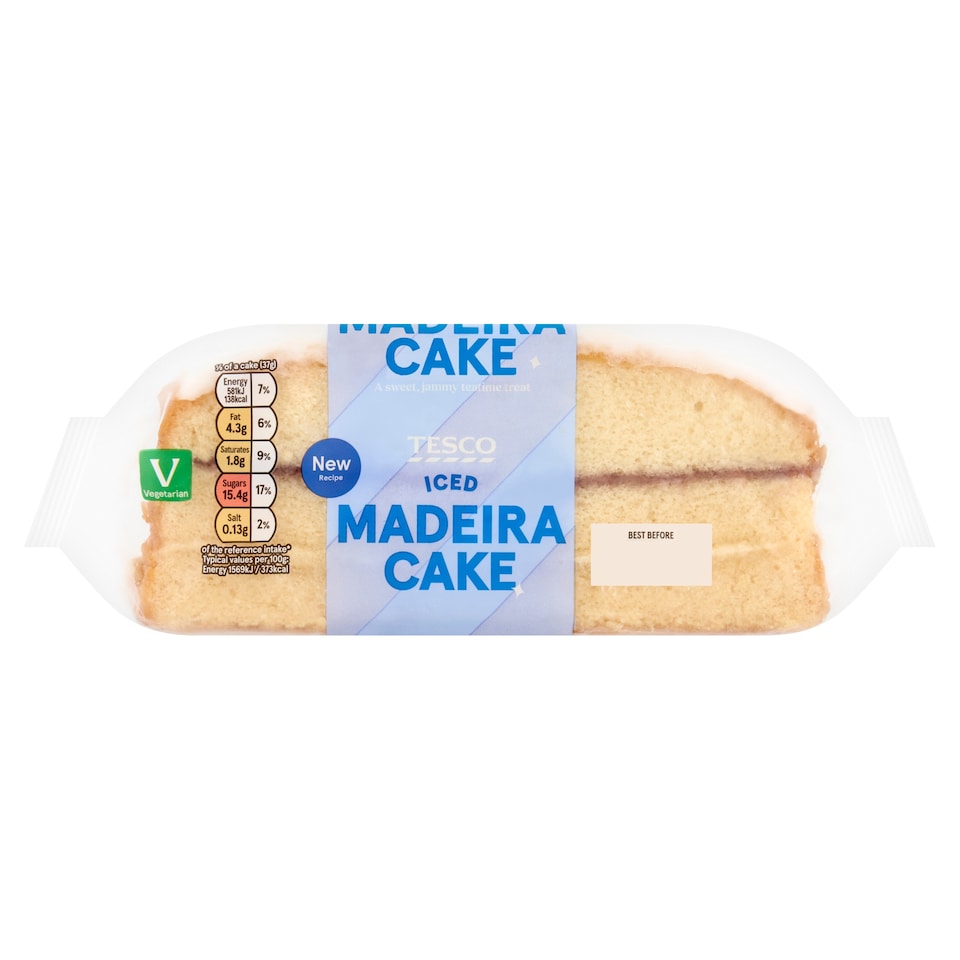 Tesco Iced Madeira Cake