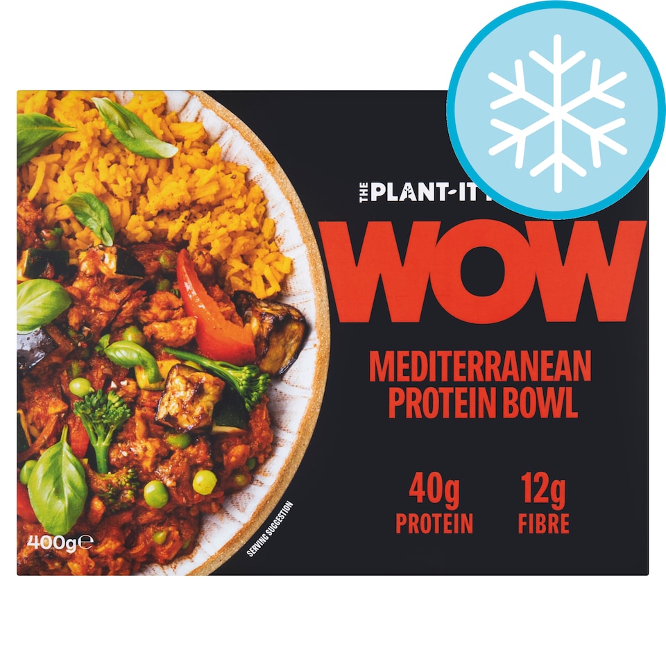 The Plant-It Food Co. Wow Mediterranean Protein Bowl 400g