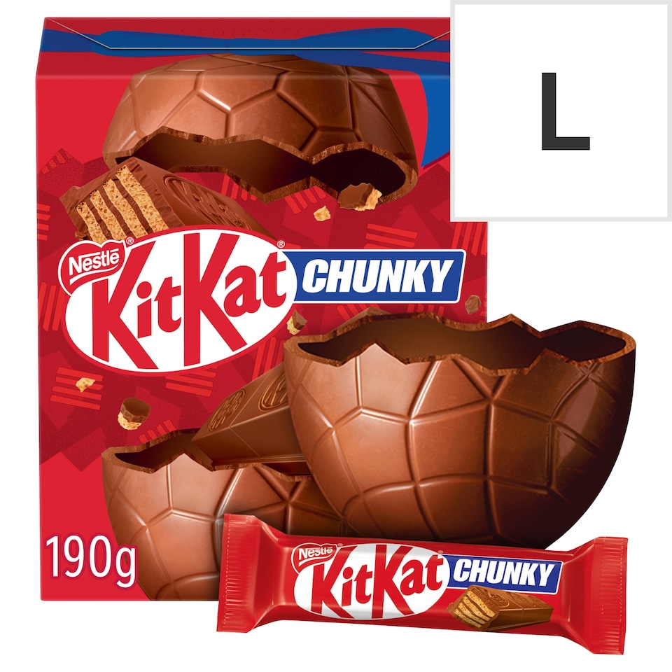 image 1 of Kit Kat Chunky Milk Chocolate Large Easter Egg 190G