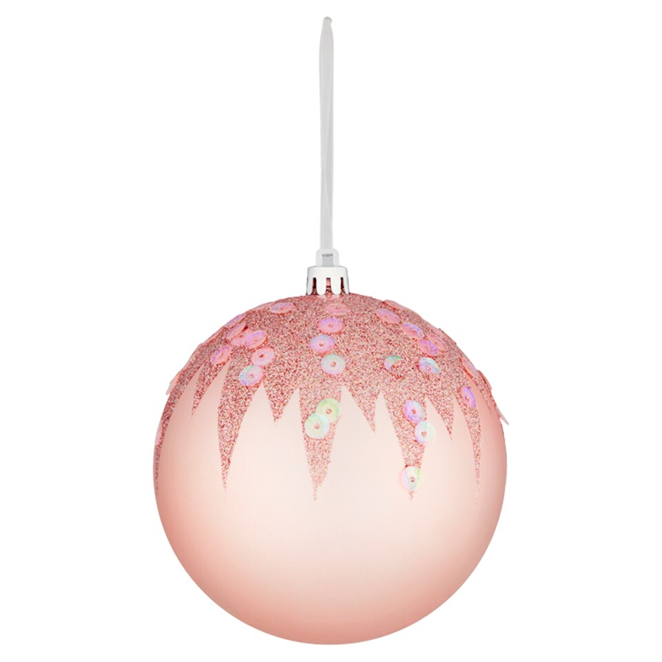 Tesco Gg Pink Sequin Hanging Decorative