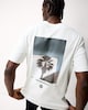 image 3 of F&F Pure Cotton Slogan T-Shirt in Green