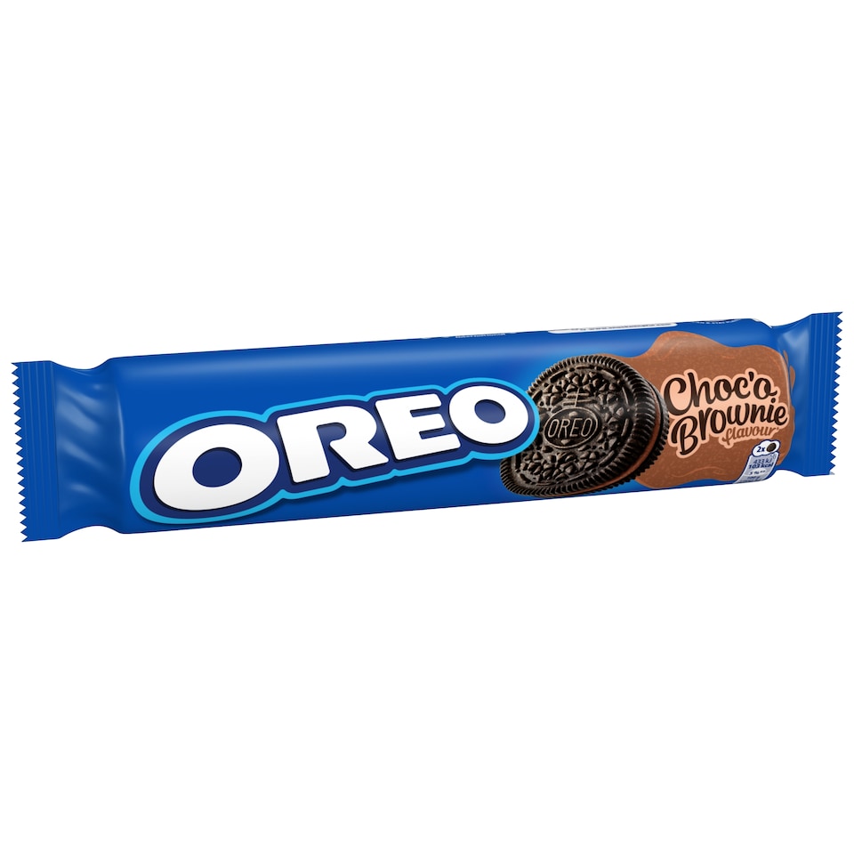 image 1 of Oreo Chocolate Brownie Cookie Sandwich Biscuits 154g