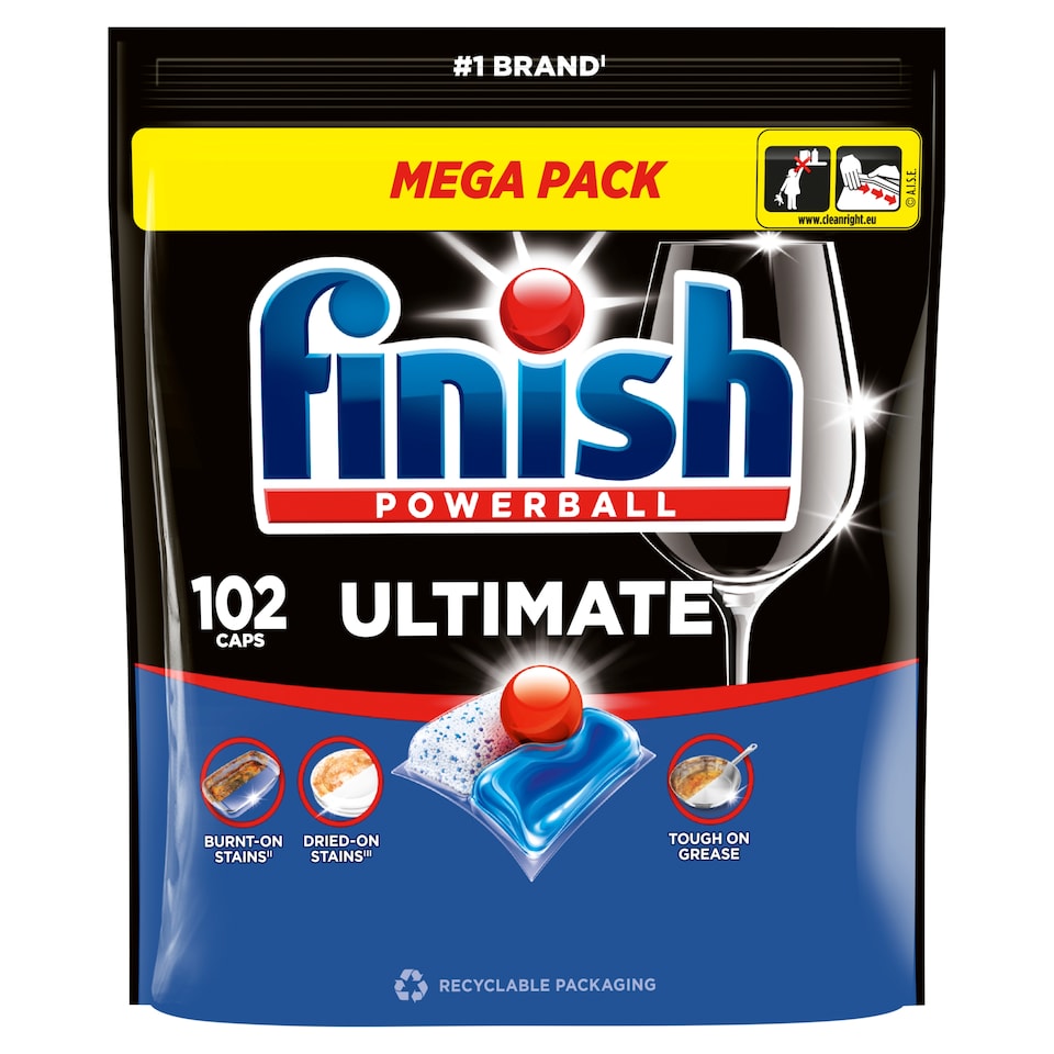 Finish Ultimate kapsuly do umývačky riadu - Fresh 102 ks