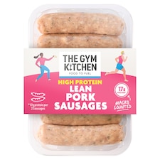 The Gym Kitchen High Protein Lean Pork Sausages 340g