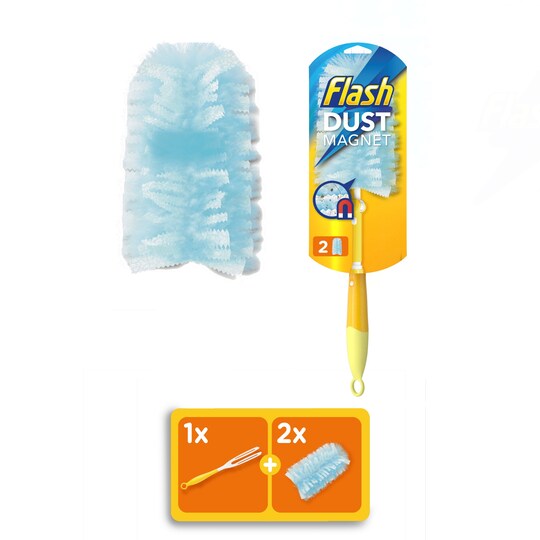 Flash Xl Dust Duster Starter Kit & Refill X2 Tesco Groceries