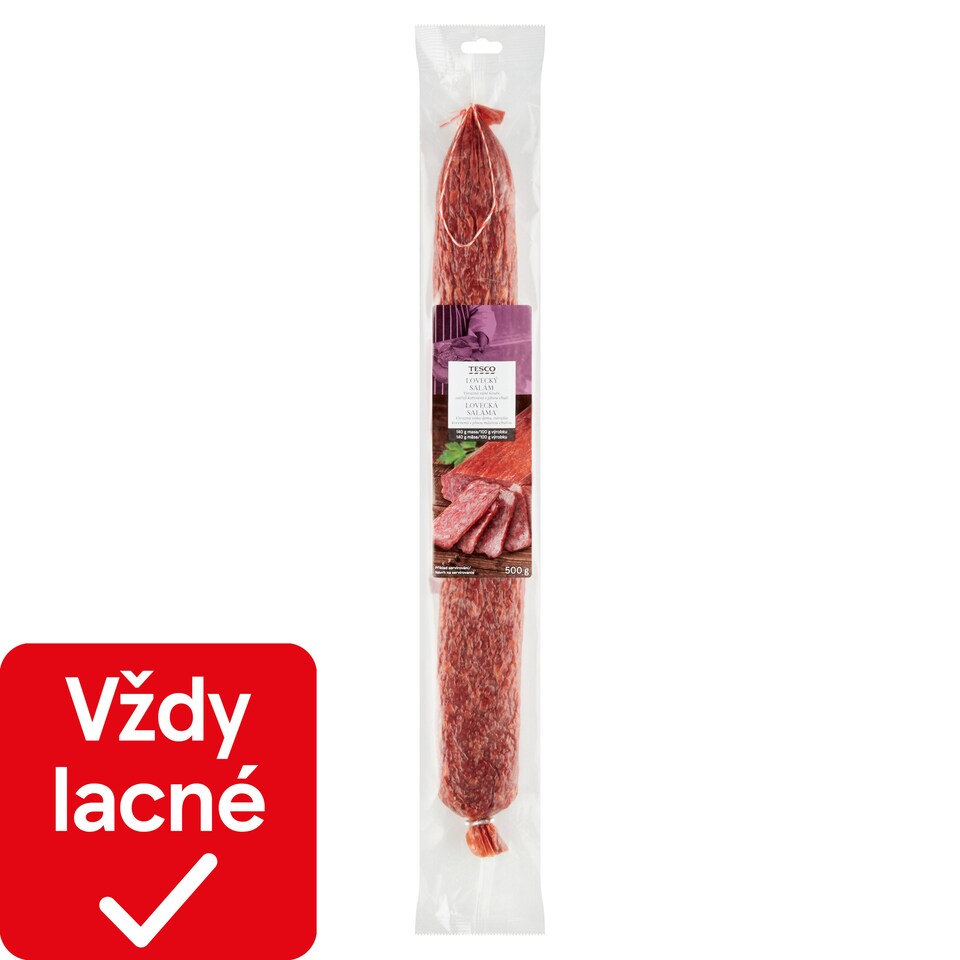 Tesco Lovecká saláma 500 g