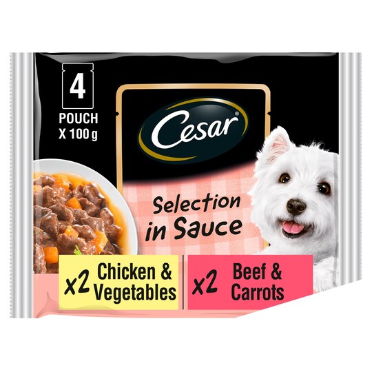 Cesar Pouch Fresh Selection In Sauce Tesco Groceries