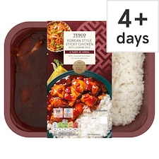 Tesco Korean Style Sticky Chicken & Jasmine Rice 400g