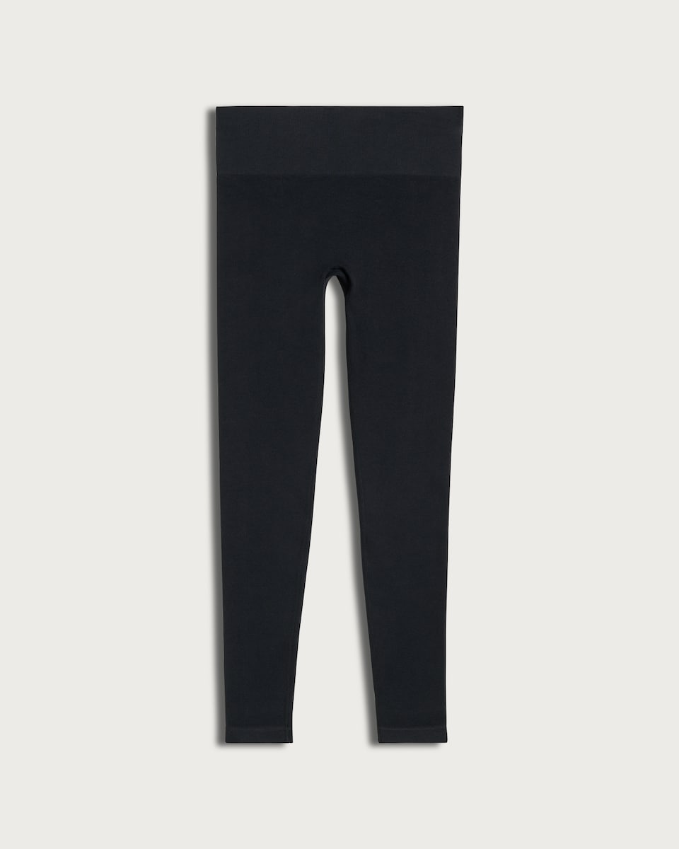 image 1 of F&F Active SEAMLESS High Waisted Leggings in Black