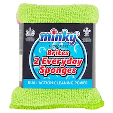 Minky Microfibre Brites Everyday Sponges 2 Pack