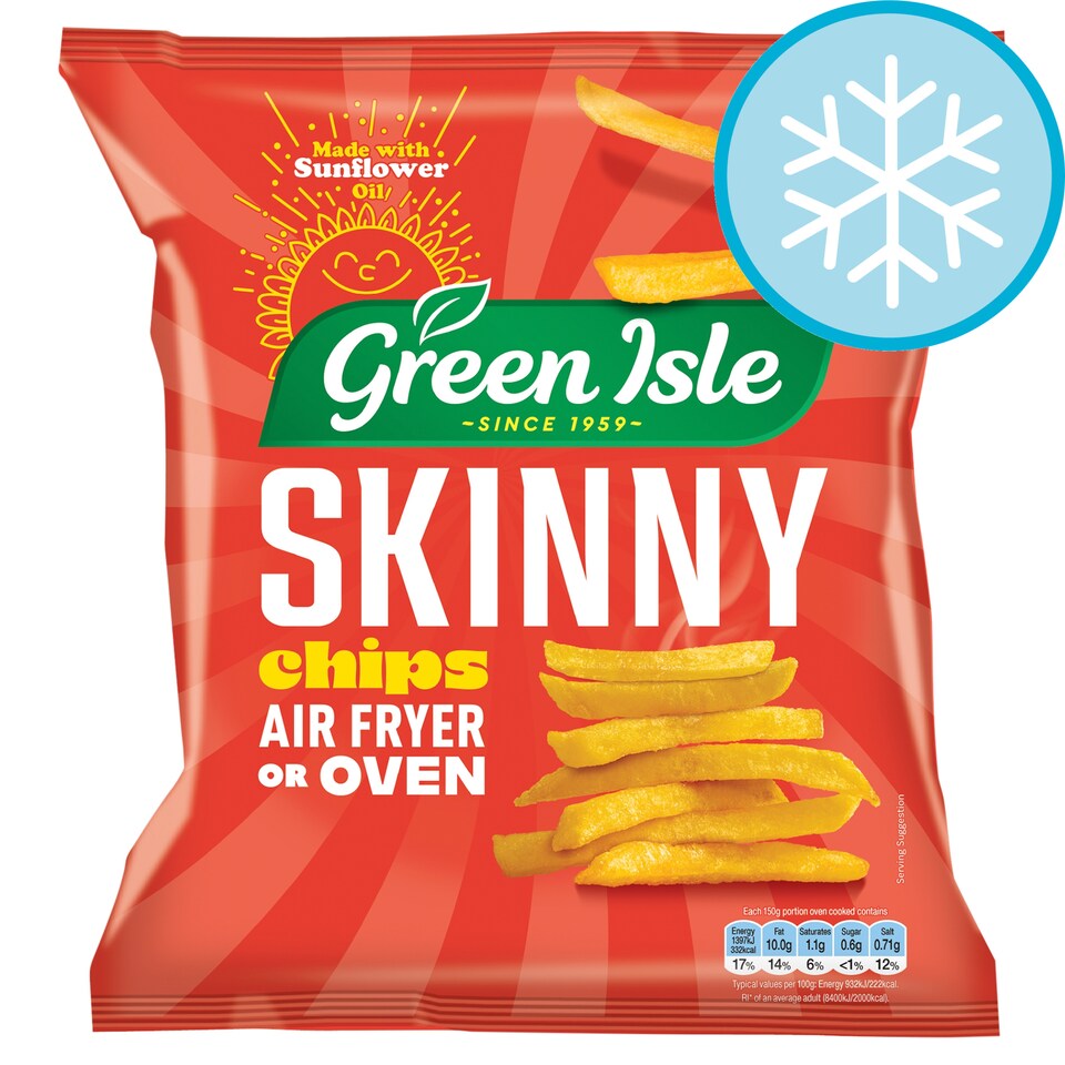 Green Isle Skinny Cut Chips 800G