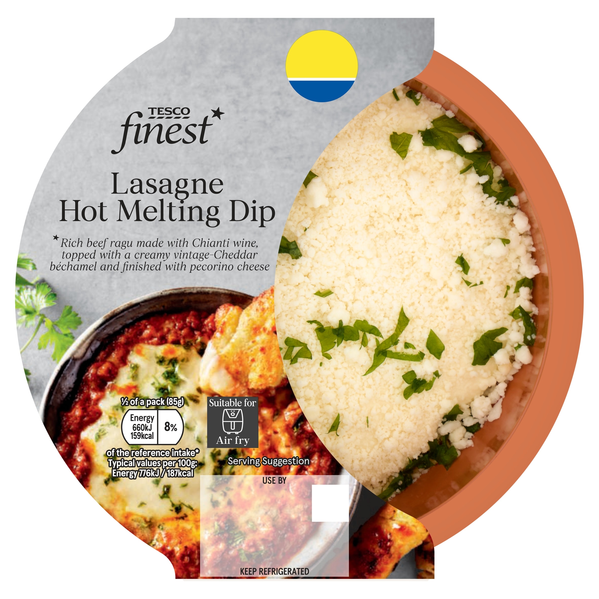 Tesco Finest Lasagne Hot Melting Dip 170g