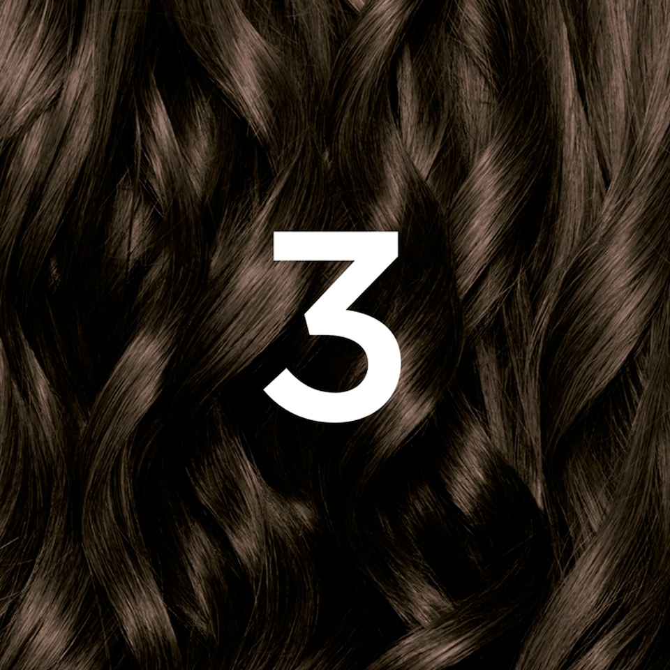 image 1 of Garnier Nutrisse 3 Darkest Brown Permanent Hair Dye