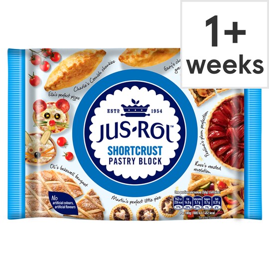 Jus Rol Shortcrust Pastry Block 500G Tesco Groceries