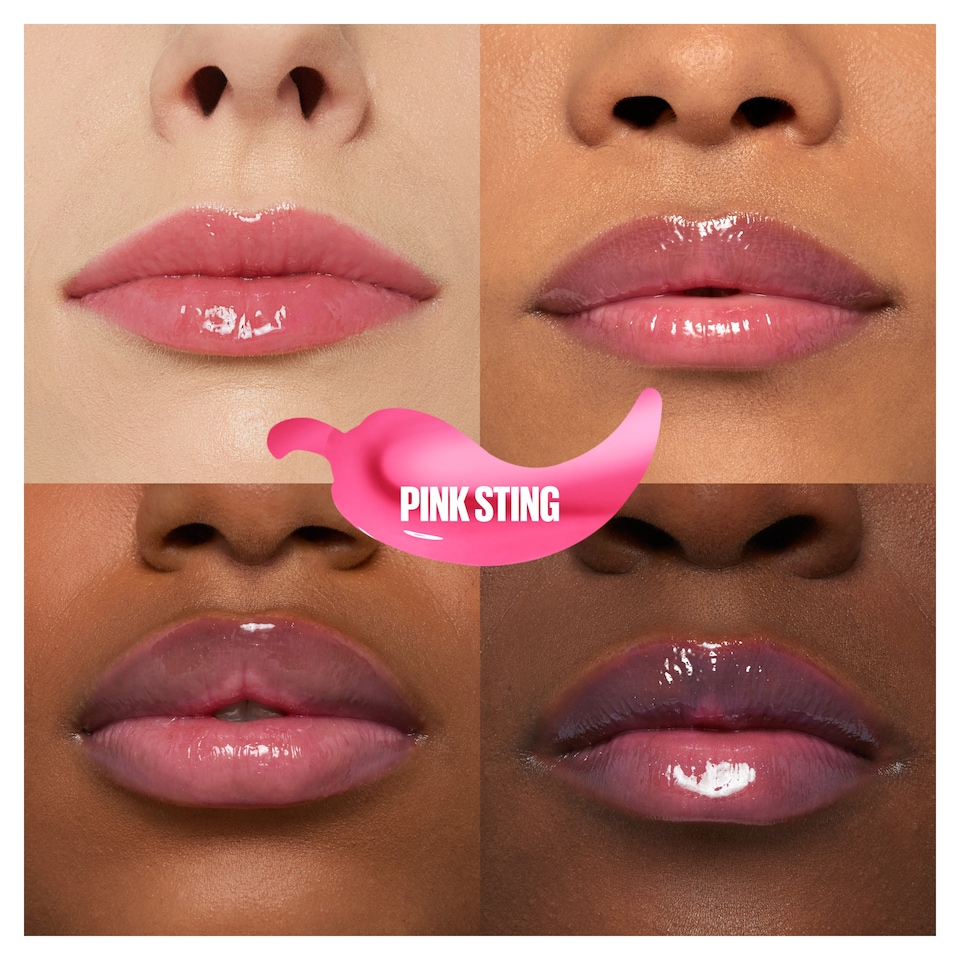 image 1 of Maybelline Lifter Gloss Plump Lip Gloss Pink Sting 5.4ml