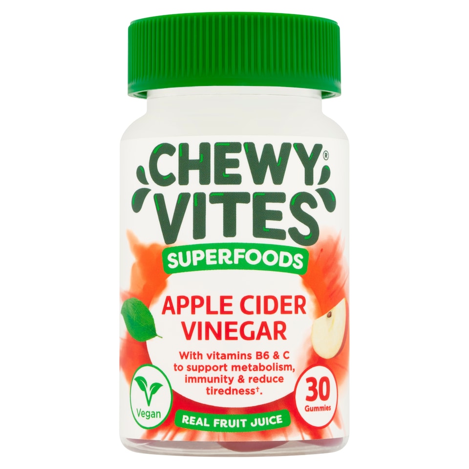 Chewy Vites Superfoods Apple Cider Vinegar Fruit Gummies 30s