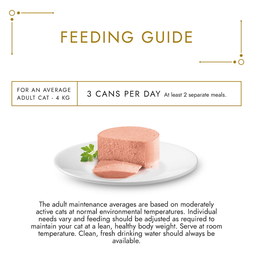 image 1 of Gourmet Gold Senior Cat Food Tinned Pate Salmon 8X85g