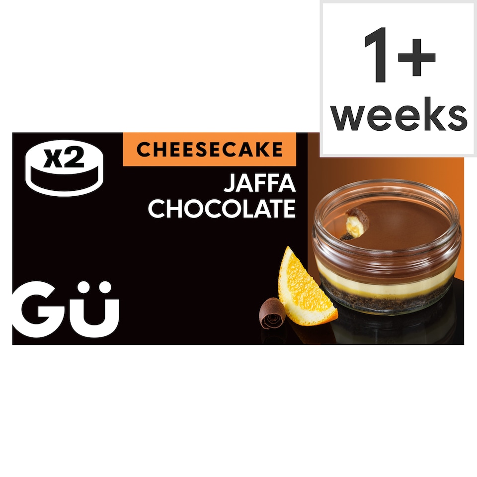 image 1 of Gu Jaffa & Chocolate Cheesecake Dessert (2x86g)