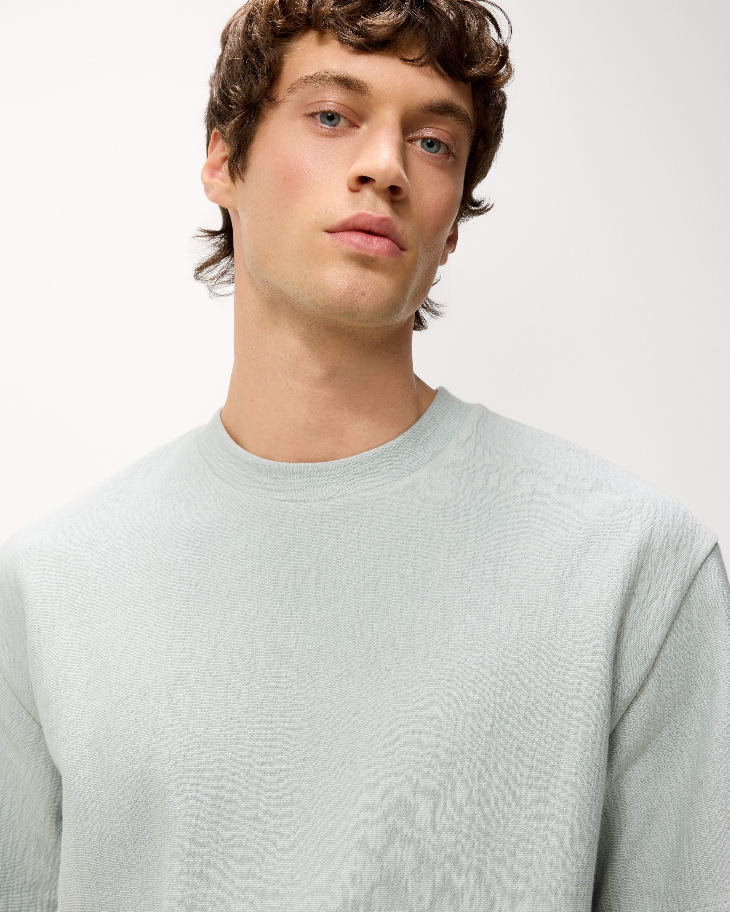 F&F Textured T-Shirt in Green