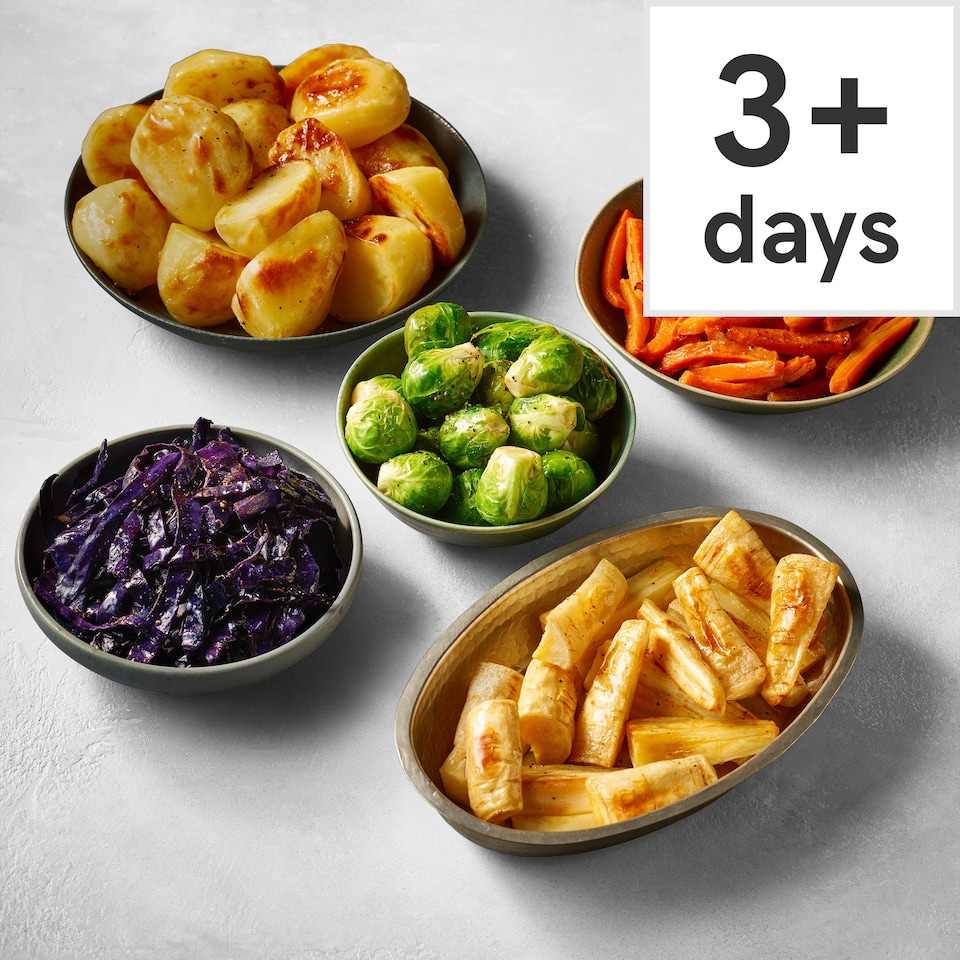 71. Tesco Ready-Cook Fresh Vegetable Selection 3.2kg (Serves 6)