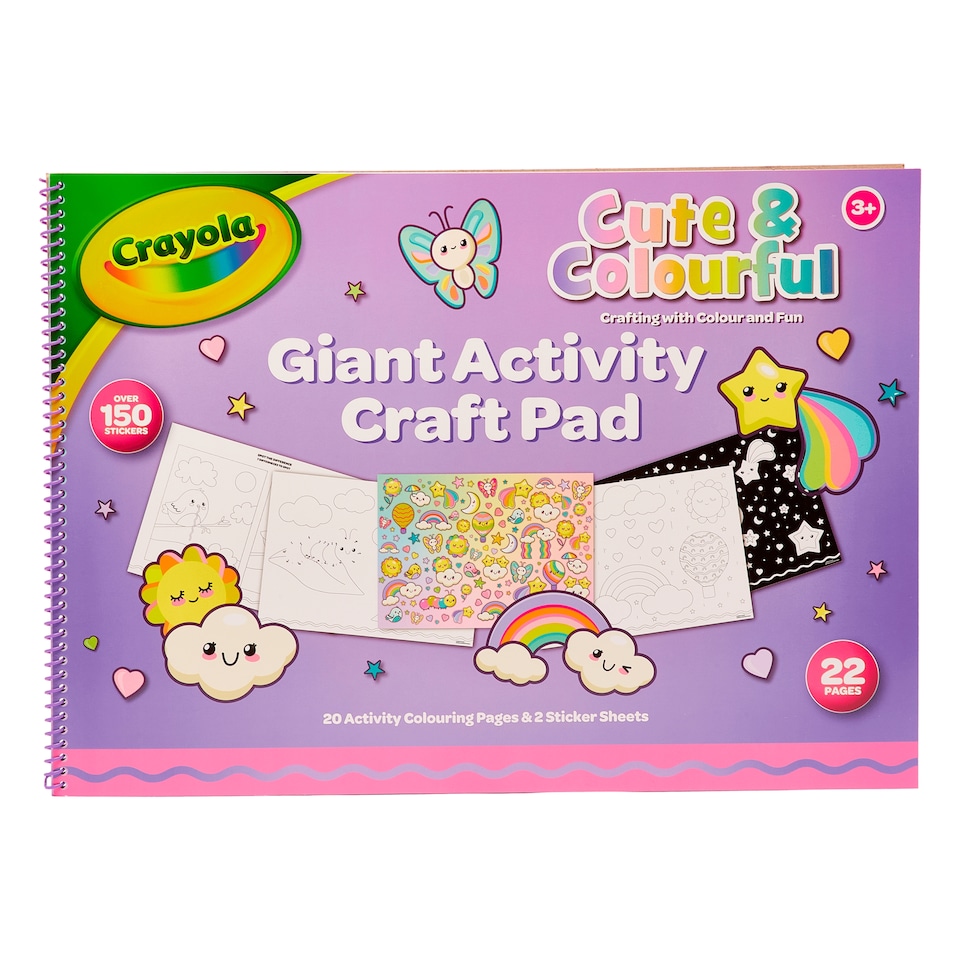 image 1 of Crayola Giant Activity Craft Pad