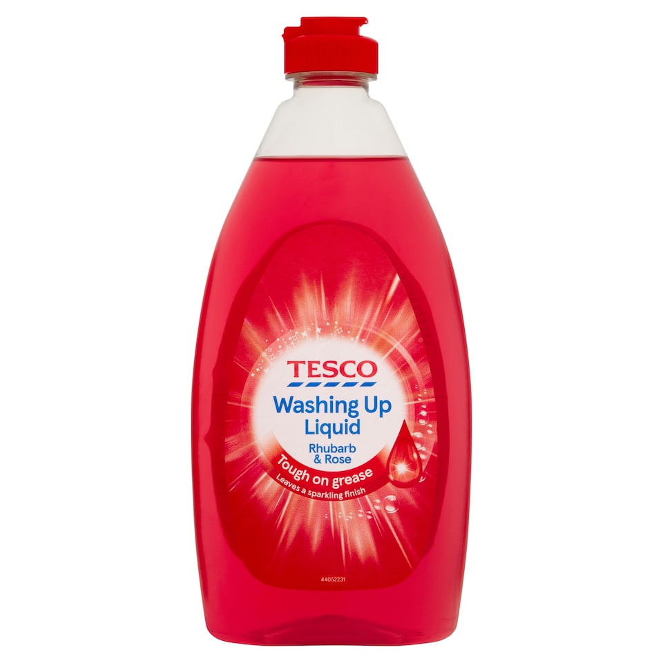 Tesco Rhubarb & Rose Washing Up Liquid 500Ml