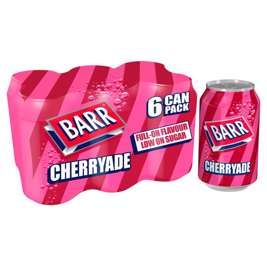 Barr Cherryade Soft Drink 6 X 330Ml Tesco Groceries