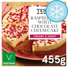 Tesco Raspberry & White Chocolate Cheesecake 455g