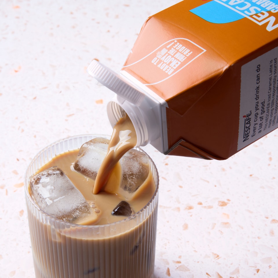 image 1 of Nescafe Iced Coffee Caramel Flavour Latte 750ml 