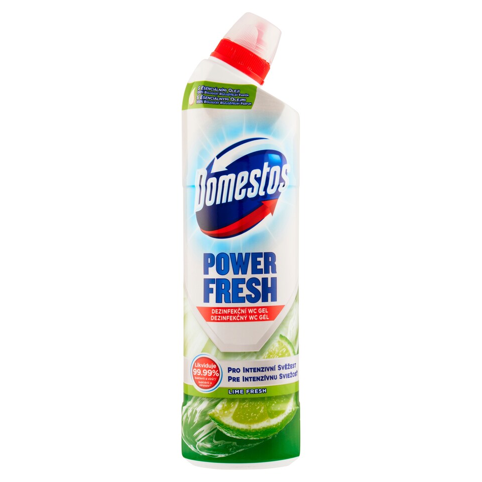 image 1 of Domestos Power Fresh Lime Fresh Disinfectant WC Gel 700 ml