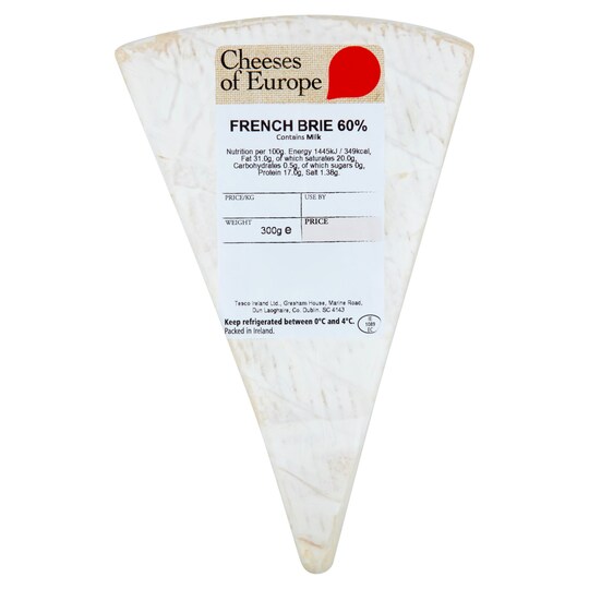 Tesco French Brie 60 Grab+ Go 300G Tesco Groceries
